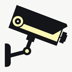 security camera on a white background