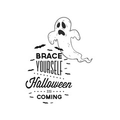 Modern minimalistic workspace with laptop and coffee cup on wooden desk