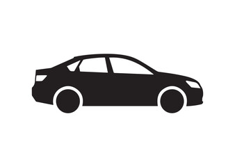 Naklejka premium Car icon, Car solid vector