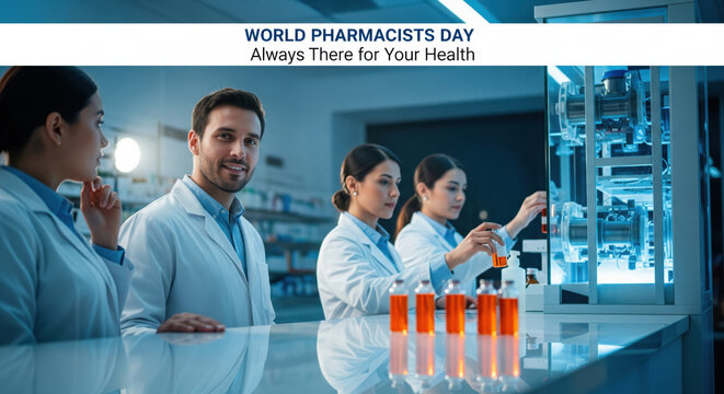 Pharmacist laboratory research healthcare teamwork science medicine professional laboratory coat modern laboratory Pharmacist team laboratory working with scientific equipment and chemical