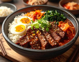 Fototapeta premium Korean Beef Bowl