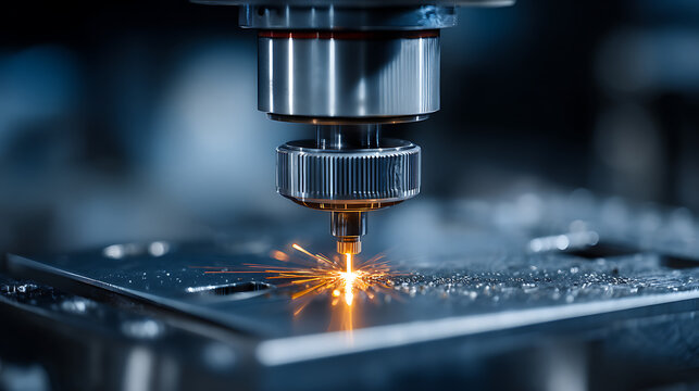 Metal 3D printing process using laser sintering of metallic powder for industrial manufacturing 48207650 1