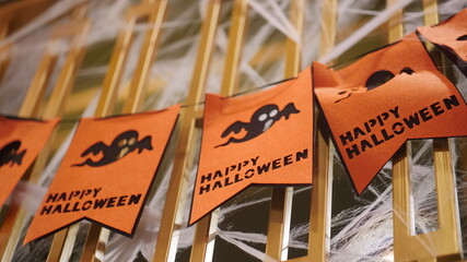 construction site sign, evil, ghost, Halloween, happy, hat, holiday, horror, fire