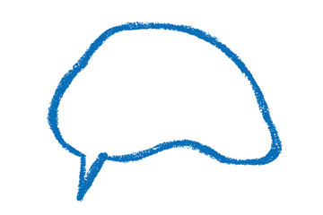 Hand drawn speech bubble Blank empty message box Textbox frame for banners, price tags, stickers, design