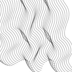 circular halftone dots vector background	