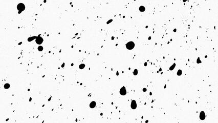 Dusty paint splatter on transparent background. Gritty paint texture, abstract artistic splash. Grunge vector illustration. Black isolated