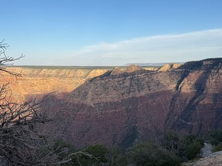 Vast Canyon Landscape: Beautiful, sweeping view of the majestic national park, showcasing wonderful layers of natural rock formations.