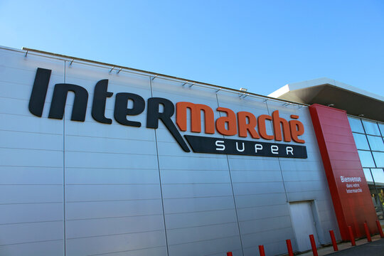 Logo, enseigne Intermarch&eacute; super