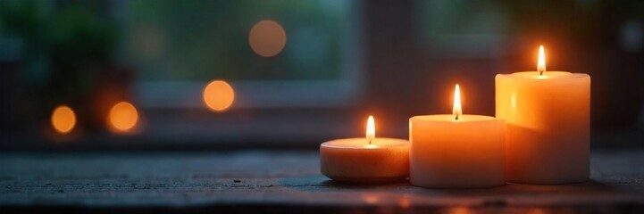 Serene Candlelight Warm and Inviting Ambiance for Relaxation, Meditation, Yoga, and Spa Treatments. Perfect for unwinding after a long day and enjoying peaceful comfort.