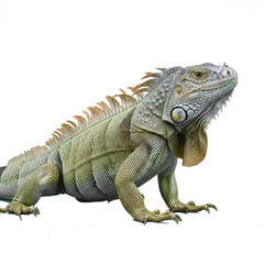 Fototapeta premium iguana isolated on transparent background