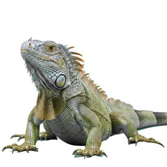 Obraz premium iguana isolated on transparent background