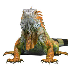 iguana isolated on transparent background