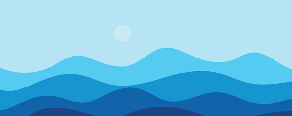 abstract background with waves