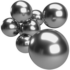 3d render of a molecule