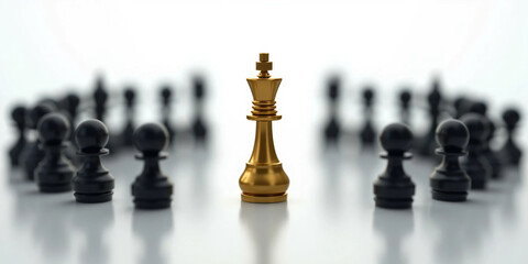 3D Minimalist Network Concept with One Central Figure Connected to Surrounding Nodes Representing Leadership, Communication, and Influence
