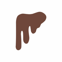 chocolate drip vector, choco melted, hot cocoa flow, sweet dessert vector, milk drop illustration, brown liquid wave, melting chocolate cartoon,