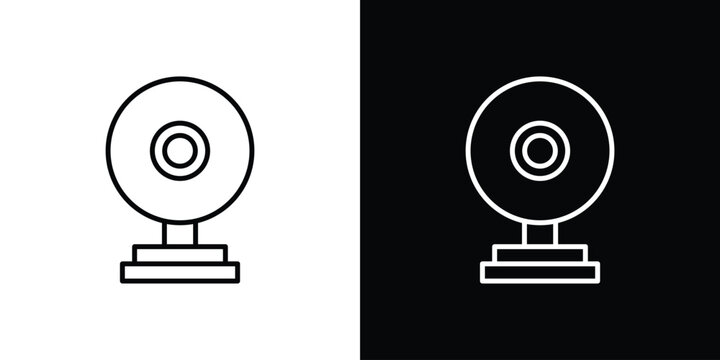 Webcam icon - Line Style. symbol template design