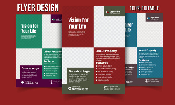 Modern Corporate Business Flyer Template | Creative Marketing Poster Design | Editable Layout for Company Promotion