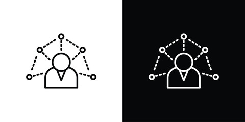 Skillsfor banner and - Line Style. symbol template design aging design Vector illustrationsn icon - Line Style. symbol template design