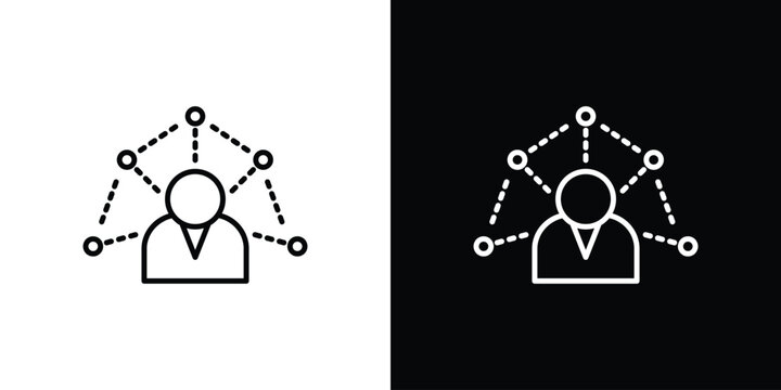 Skillsfor banner and - Line Style. symbol template design aging design Vector illustrationsn icon - Line Style. symbol template design