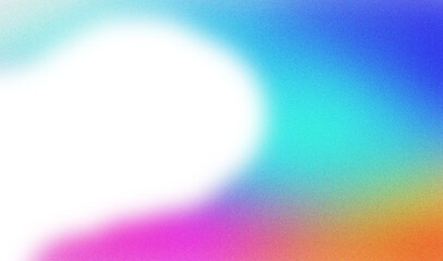 Abstract gradient blob dynamic swirls vibrant color spectrum digital art isolated on transparent background