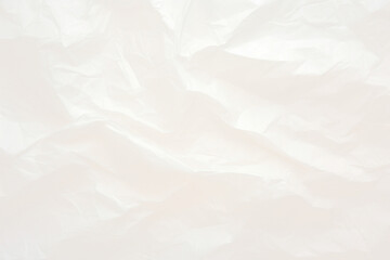 Obraz premium Crumpled white paper png overlay effect, transparent background