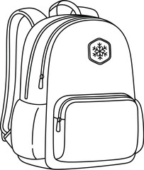 Backpack rucksack bag school travel luggage gear equipment fashion style trip