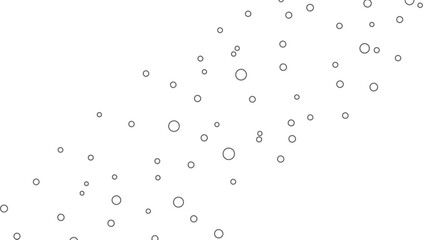 Bubbles circle pattern white background abstract design texture graphic art clean