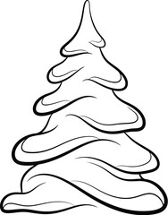 Christmas tree holiday winter pine evergreen festive season ornament xmas snow