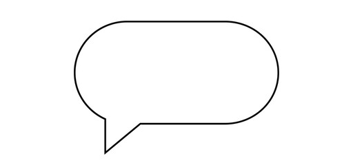 float chat bubble 2D