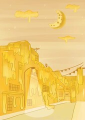 Buildings made of cheese