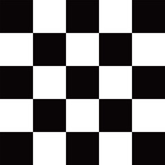 白黒の市松模様　25マス　Web　Adobe Illustrator Artwork