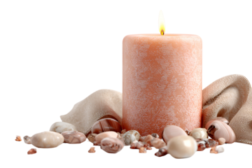 candles and shells