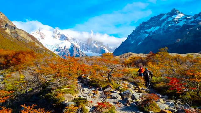 The Sierro Torre Mountain Group. Los Glaciares National Park. Argentina. 