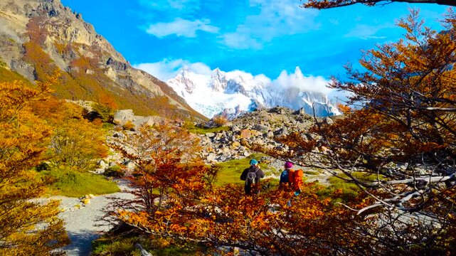 The Sierro Torre Mountain Group. Los Glaciares National Park. Argentina. 