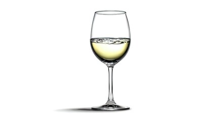 Isolated Wine and Beer Pouring Series Clean White Background Realistic Style