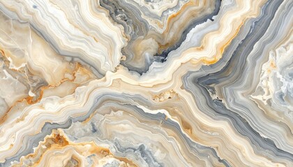 Obraz premium Swirling Marble Pattern with Earth Tones