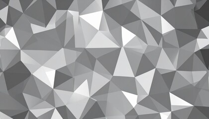 Fototapeta premium Geometric Gray Polygonal Pattern Background
