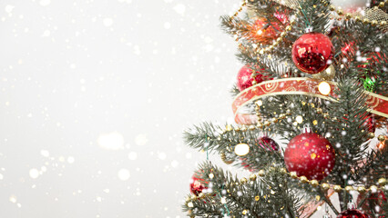 christmas tree with decorations