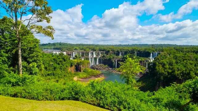 Iguazu National Park. A unique waterfall complex. 
