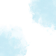 Abstract watercolor background with space for text isolated on transparent background