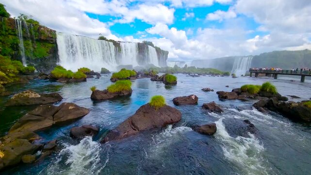 Iguazu National Park. A unique waterfall complex. 