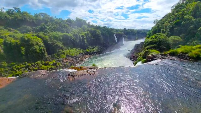 Iguazu National Park. A unique waterfall complex. 