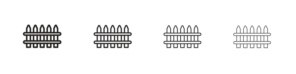 Yard icon set vector eps10. illustration, logo sign symbol pictogram template