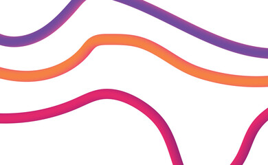 Colorful Gradient Abstract Waves background curve