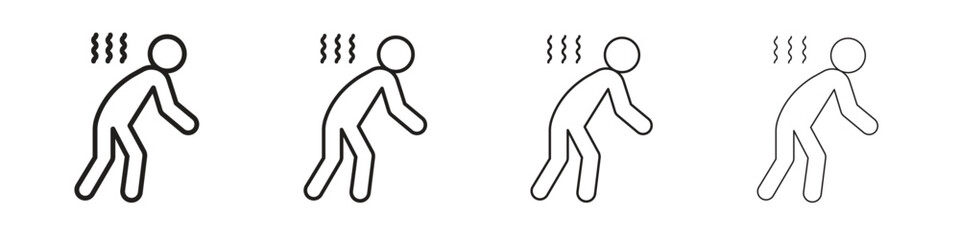 Tired icon set vector eps10. illustration, logo sign symbol pictogram template