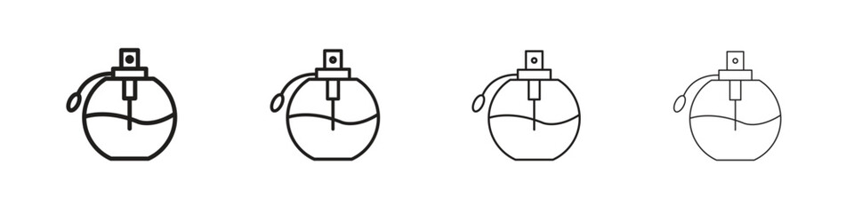 Parfum icon set vector eps10. illustration, logo sign symbol pictogram template