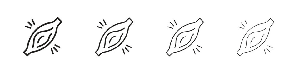 Myalgia icon set vector eps10. illustration, logo sign symbol pictogram template