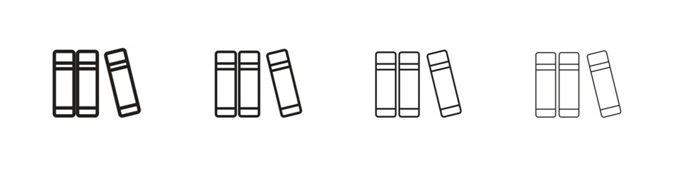 Library icon set vector eps10. illustration, logo sign symbol pictogram template