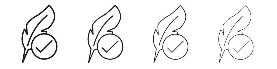 Hypoallergenic tested icon set vector eps10. illustration, logo sign symbol pictogram template